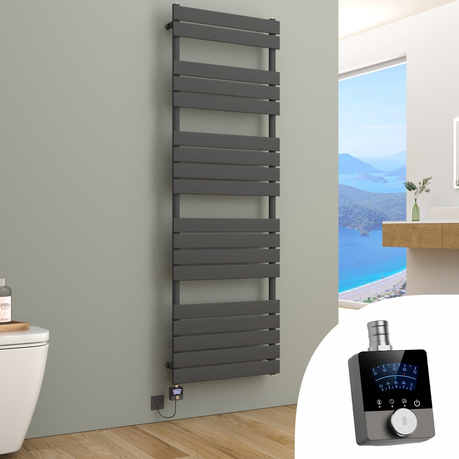 Pullman Design Badheizkörper mit Thermostat