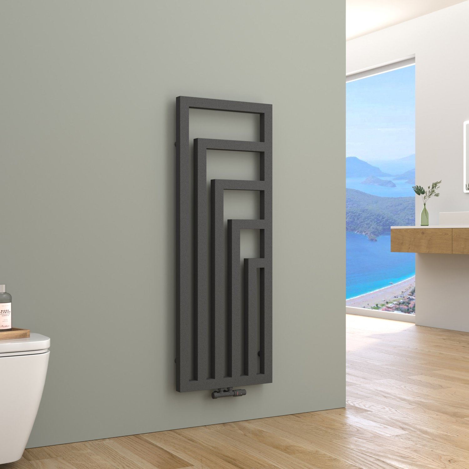 Twister Handtuchheizkörper Weiß – Modernes Design