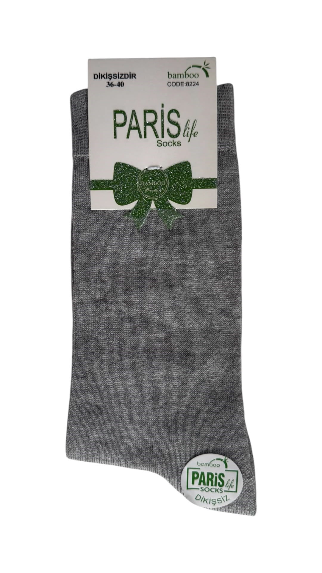 Bambu Kadın Soket GRİ