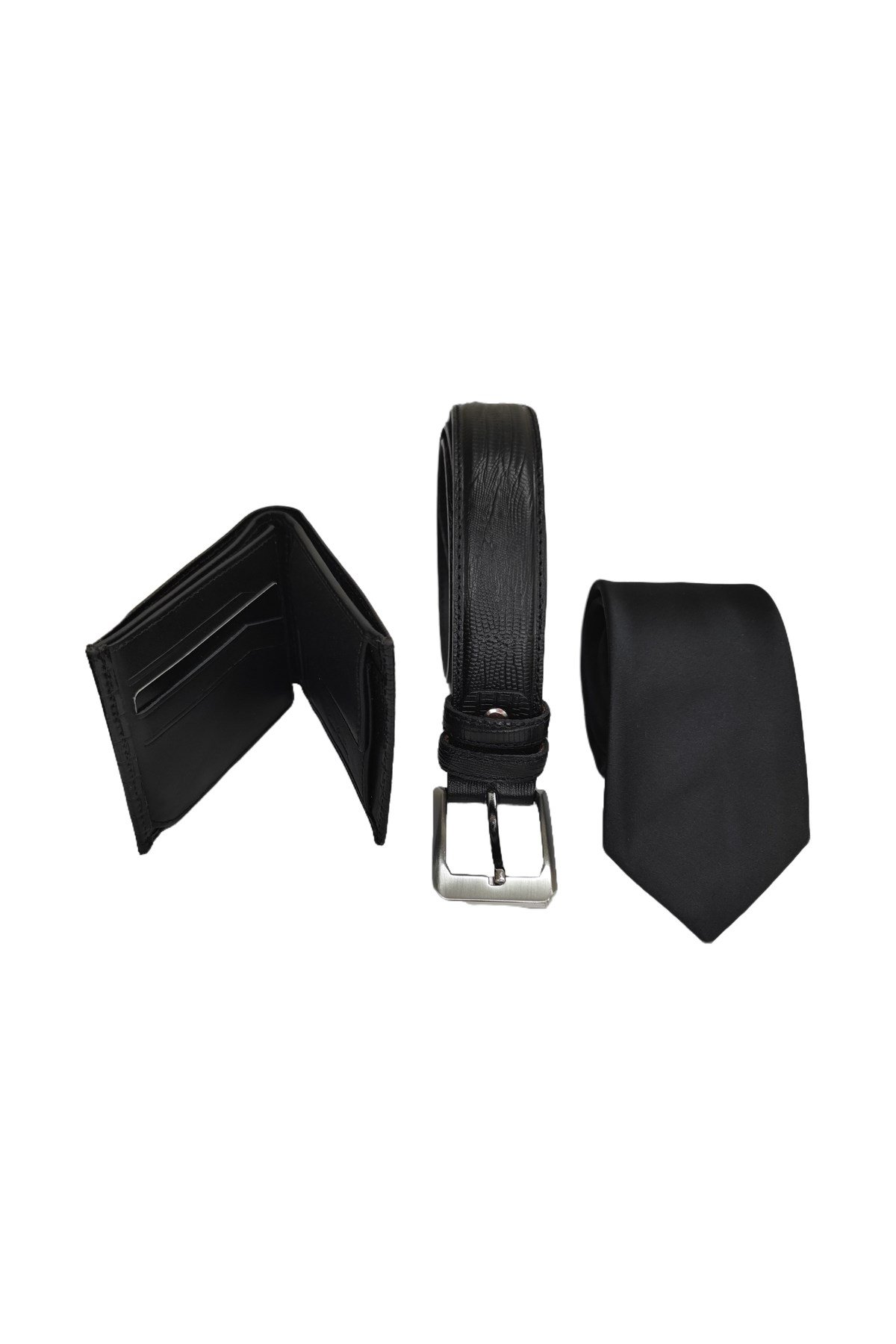 4'lü Set Gömlek, Kemer, Cüzdan Ve Kravat Damat Bohcası