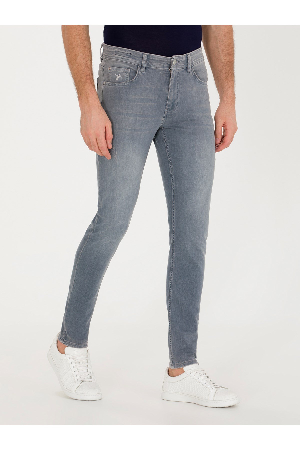 Açık Gri Slim Fit Jean Pantolon 50268663-DN0014