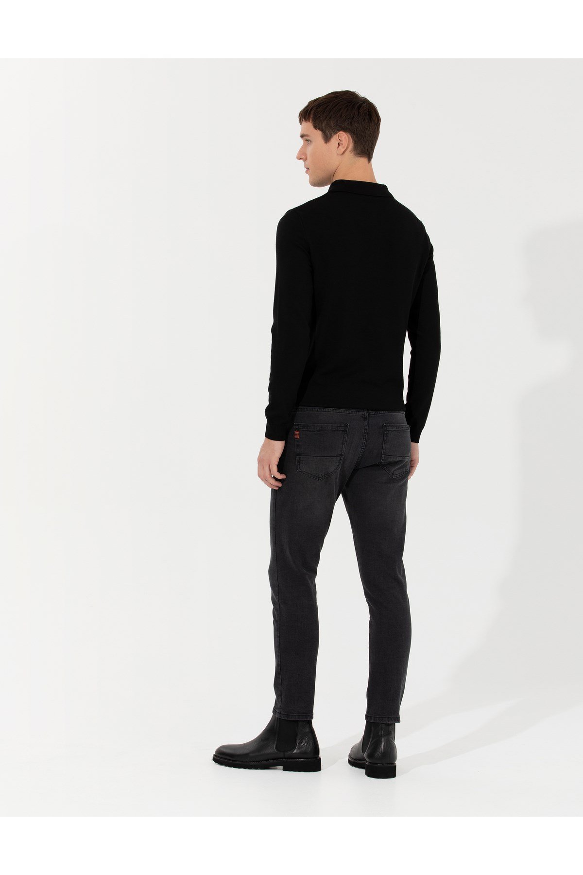 Antrasit Slim Fit Jean Pantolon 50259701-VR006