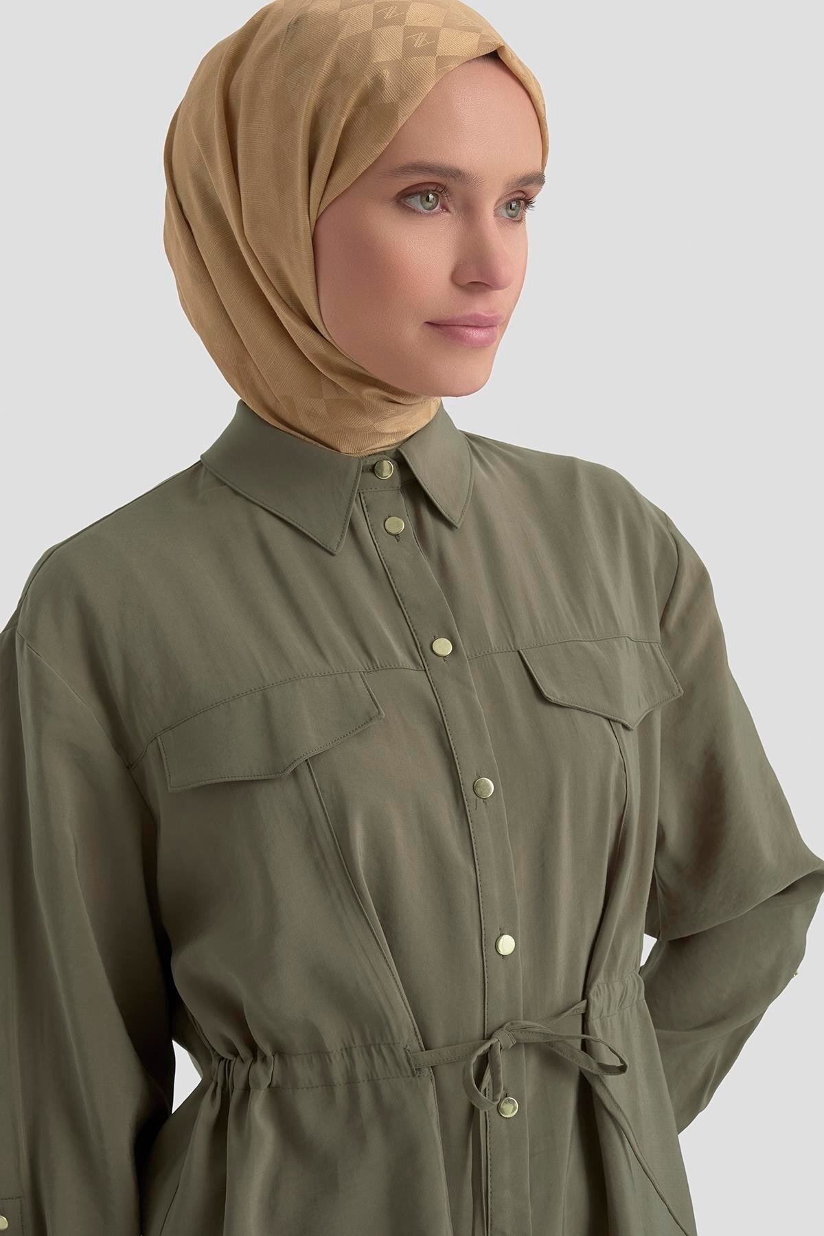 Beli Büzgü Detaylı Pantolonlu İkili Takım 26YT619