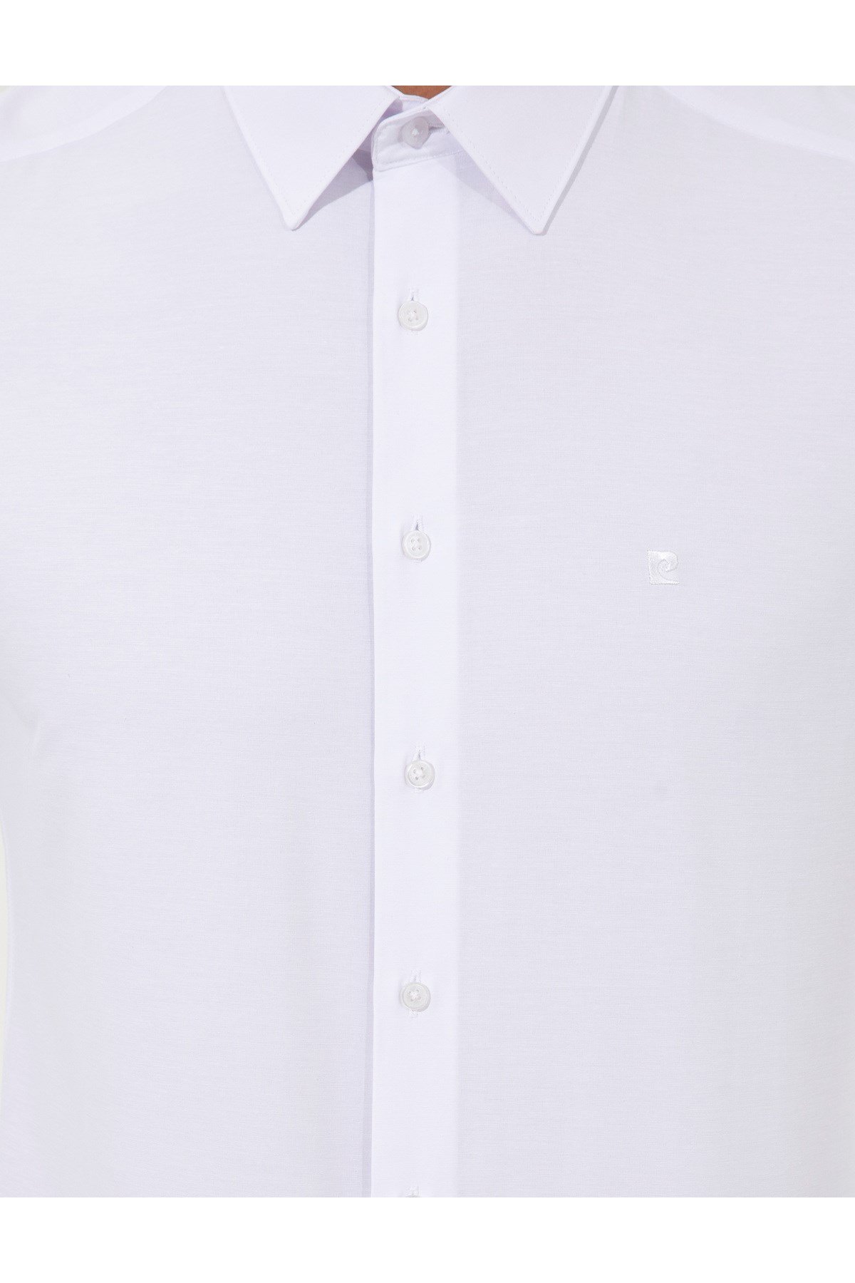Beyaz Slim Fit Uzun Kollu Gömlek