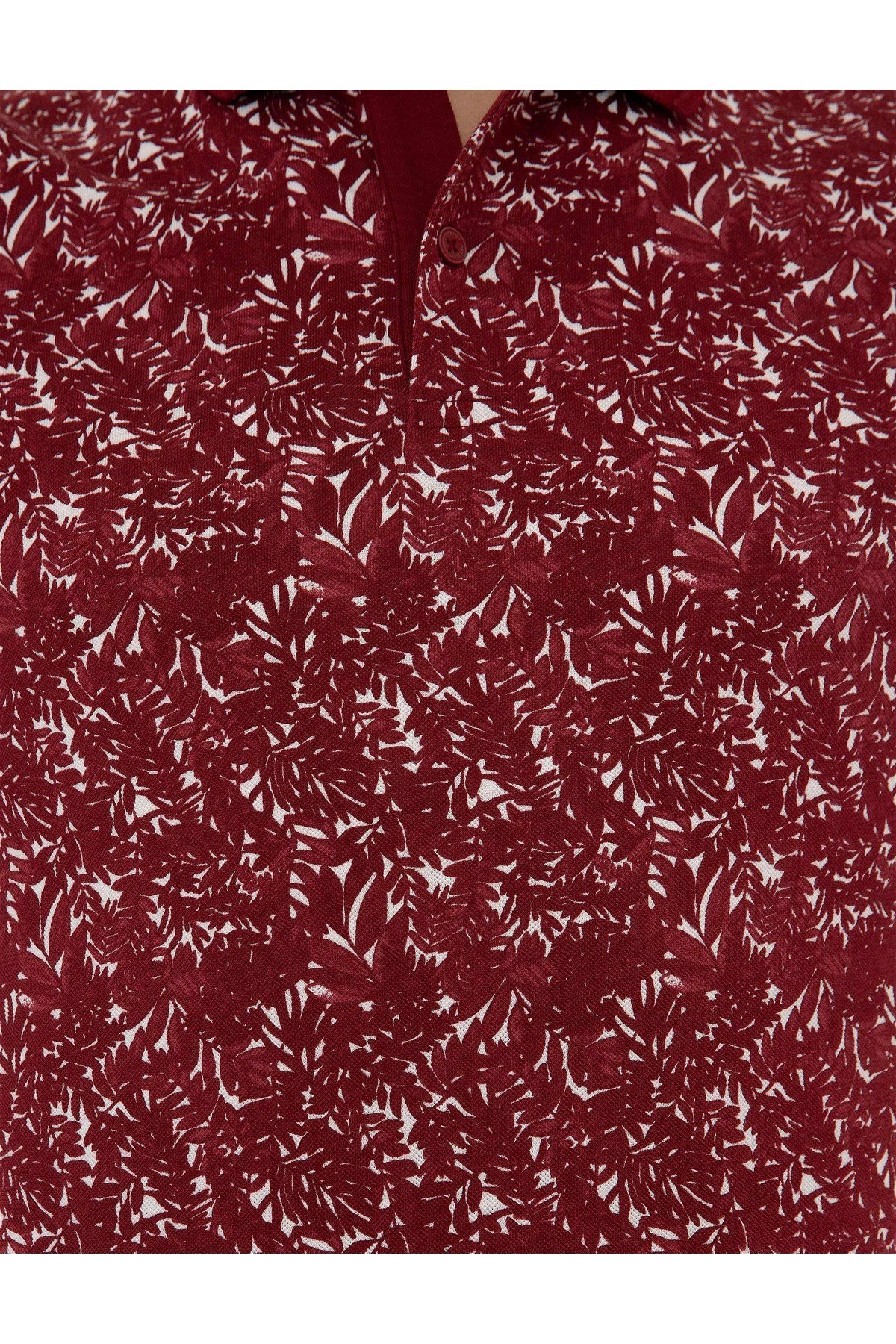 Bordo Slim Fit Polo Yaka T-Shirt G021GL011.000.990800.VR014