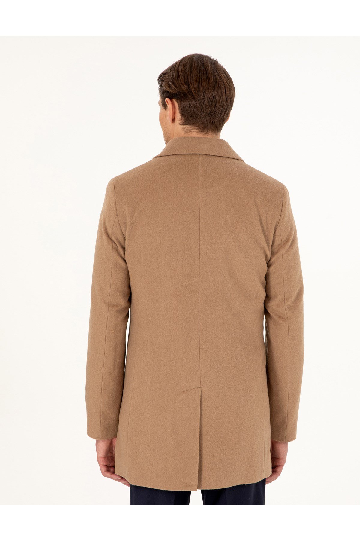 Camel Ex. Slim Fit Kaşe Kaban 50291017-VR015