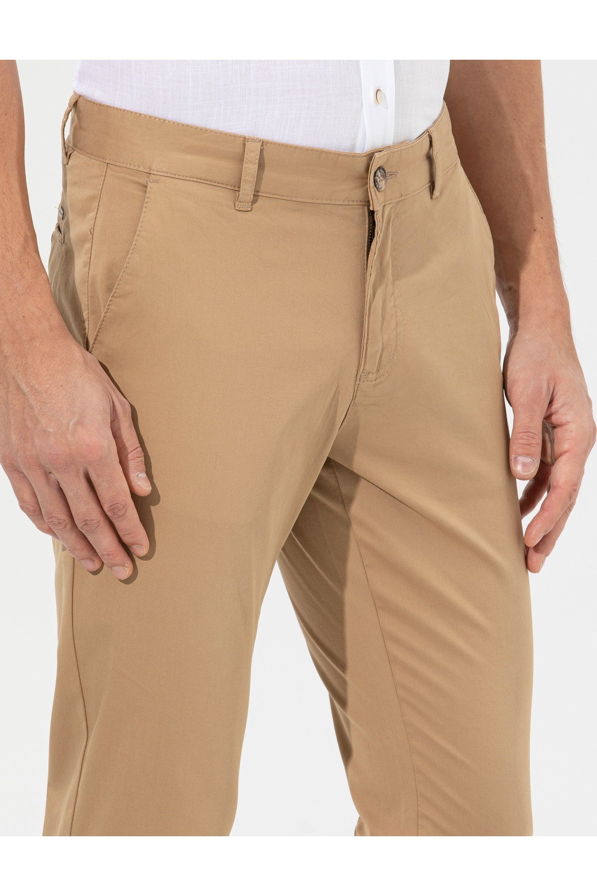 Camel Slim Fit Basic Chino Pantolon 50268098-VR015