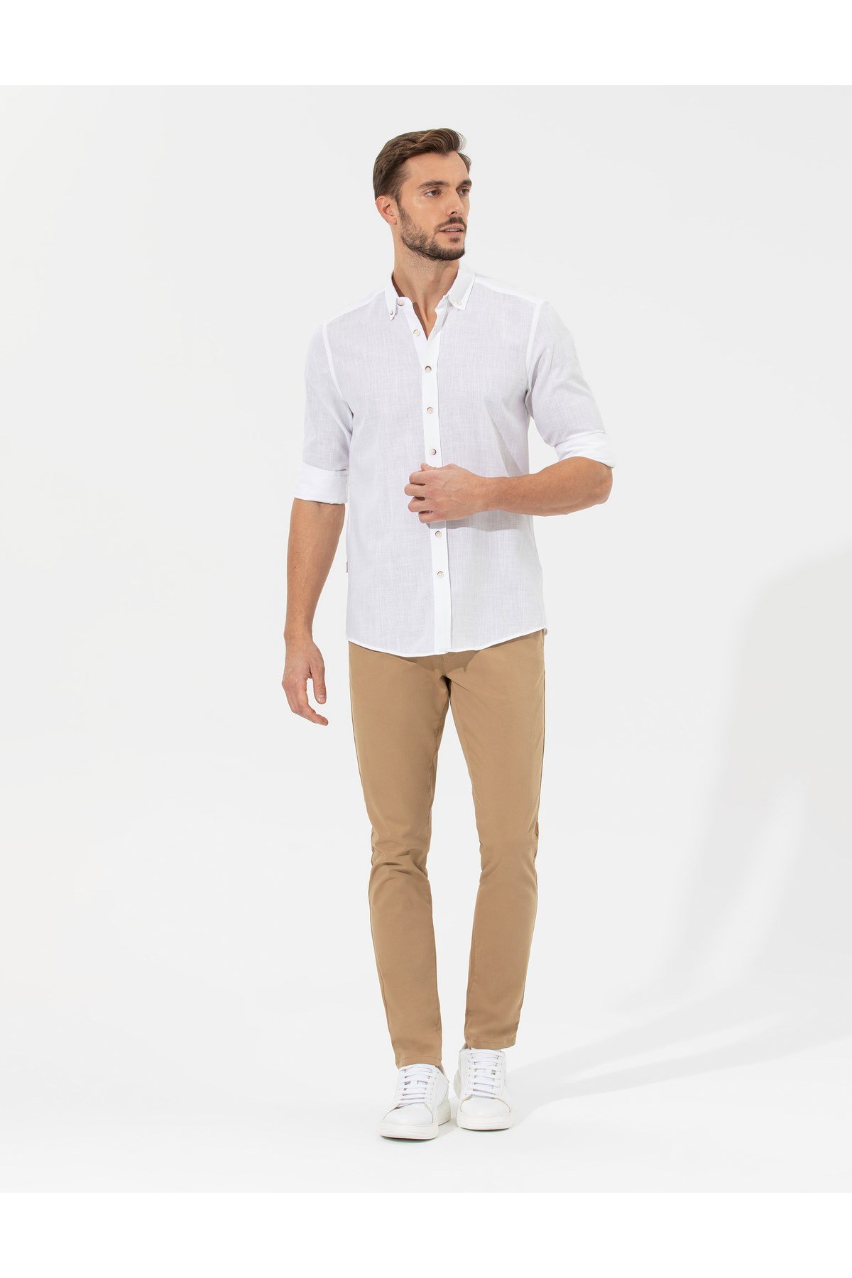 Camel Slim Fit Basic Chino Pantolon 50268098-VR015