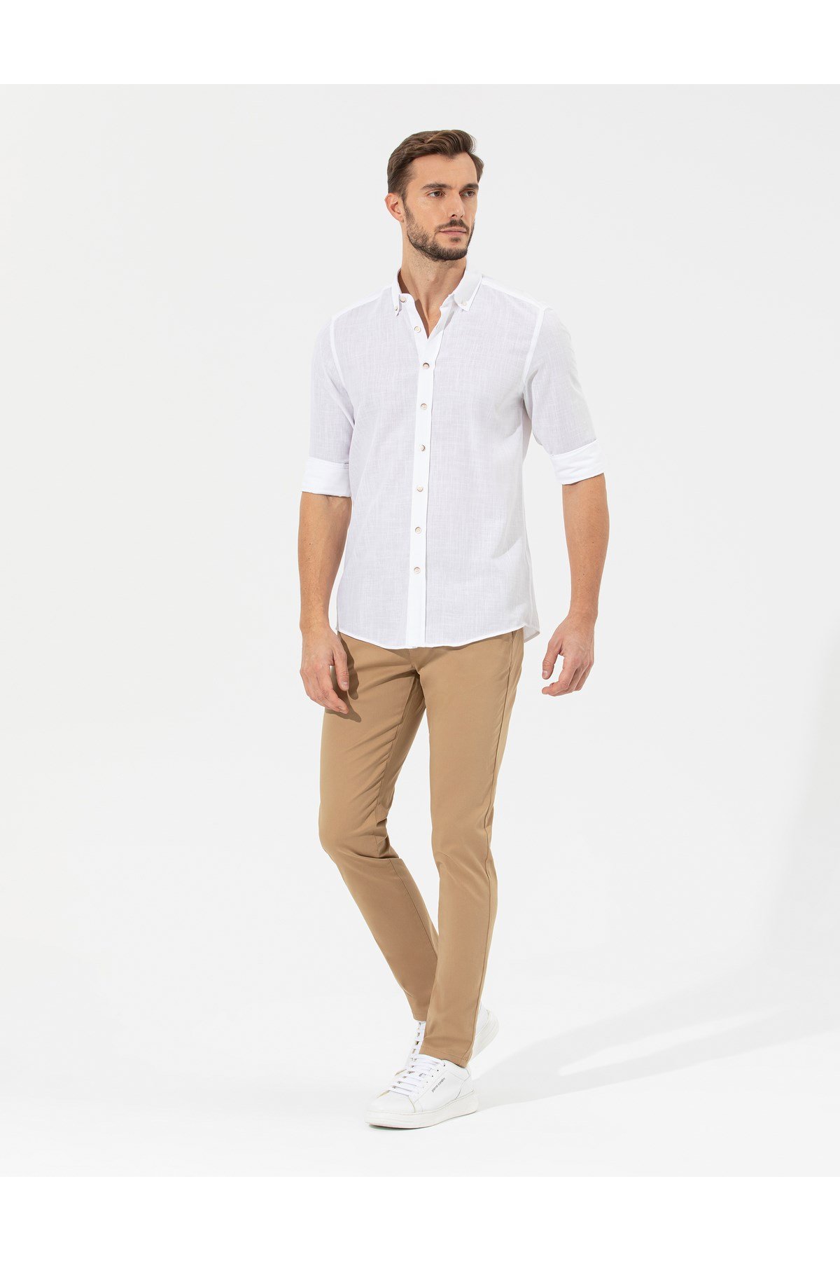 Camel Slim Fit Basic Chino Pantolon 50268098-VR015