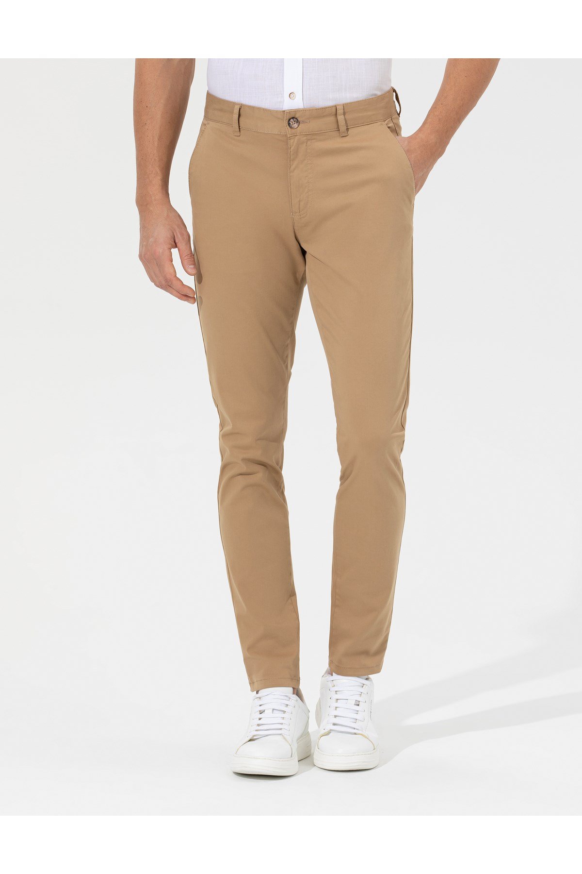 Camel Slim Fit Basic Chino Pantolon 50268098-VR015