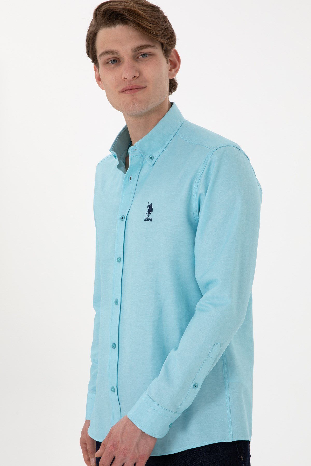 Dokuma Uzun Kol Slim Fit Gömlek 2084085
