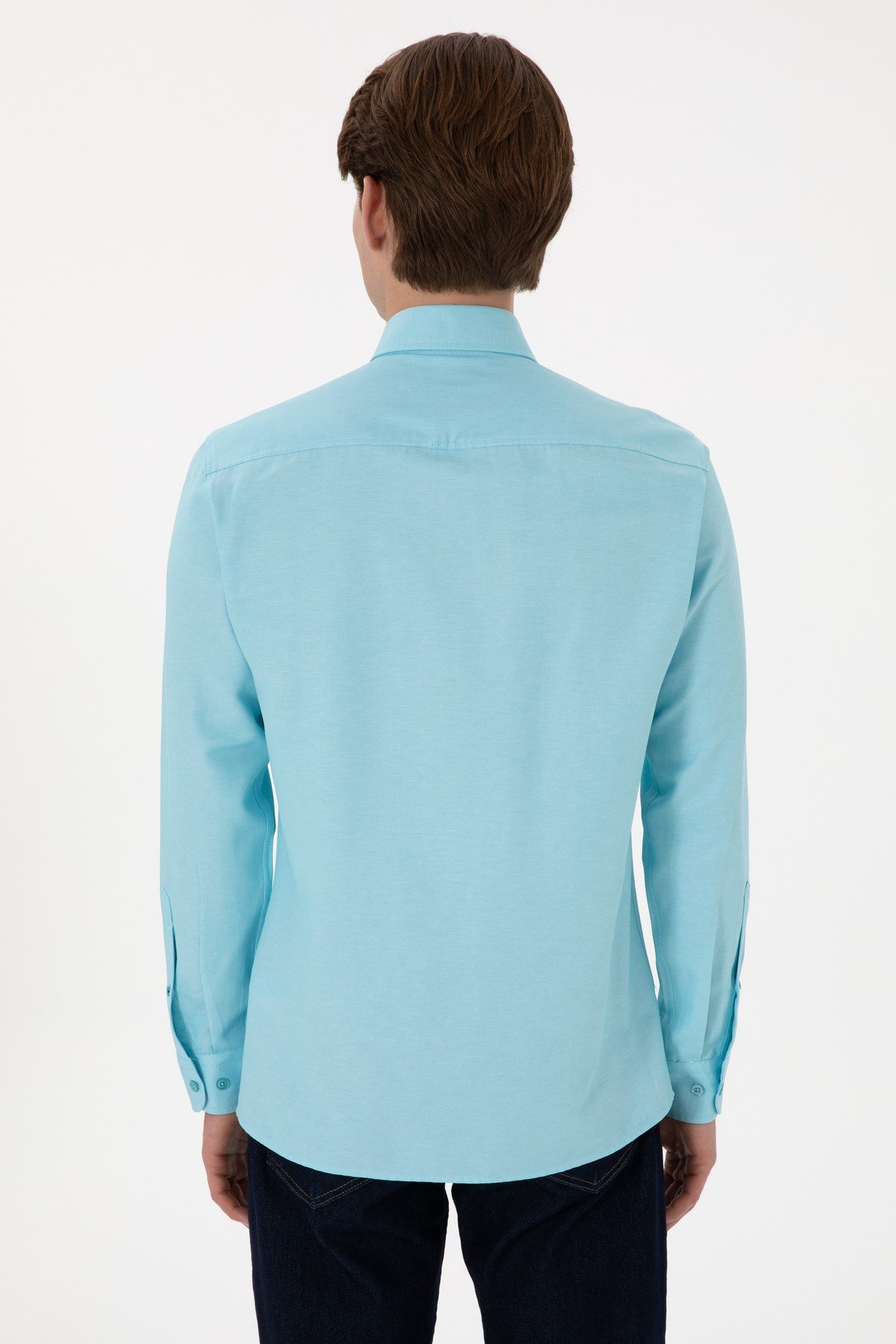 Dokuma Uzun Kol Slim Fit Gömlek 2084085