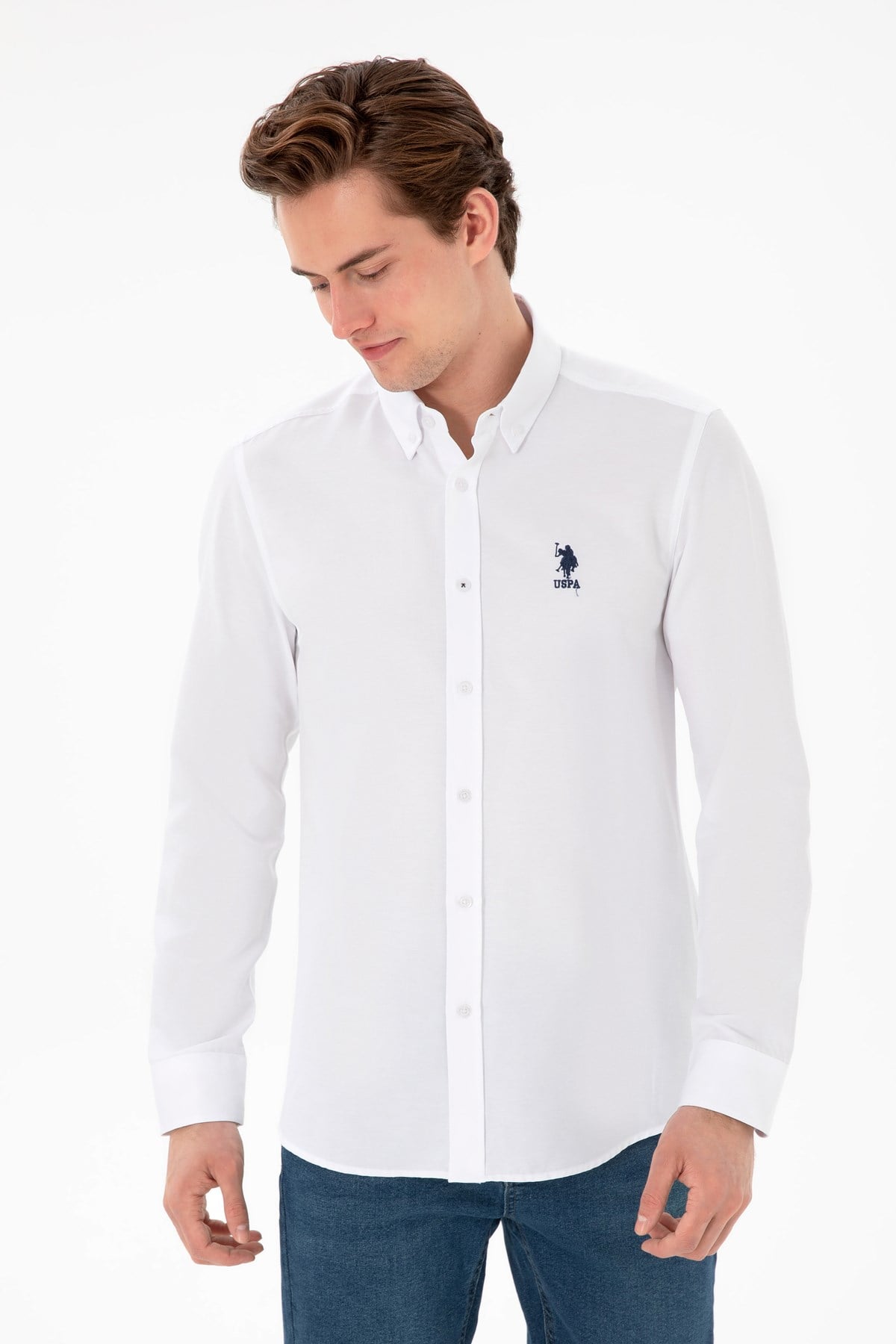 Dokuma Uzun Kol Slim Fit Gömlek 2084085