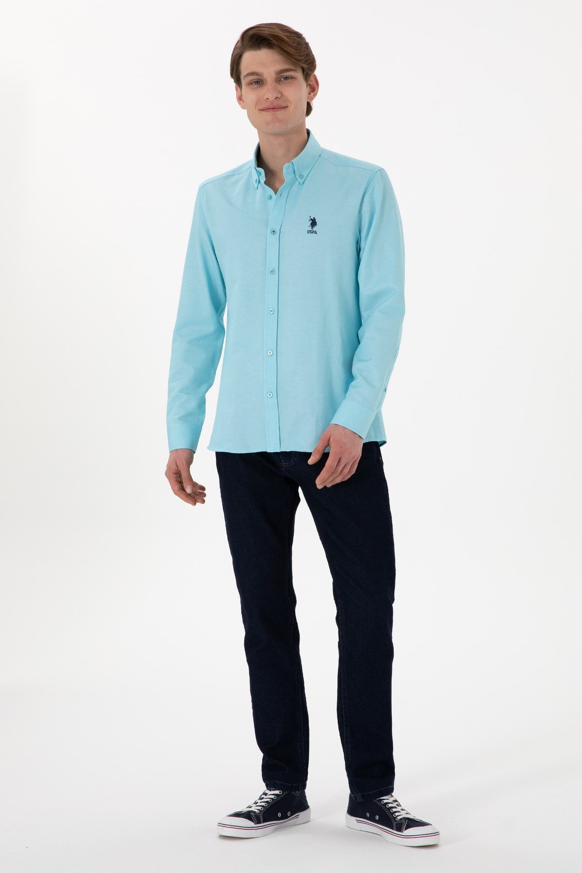 Dokuma Uzun Kol Slim Fit Gömlek 2084085