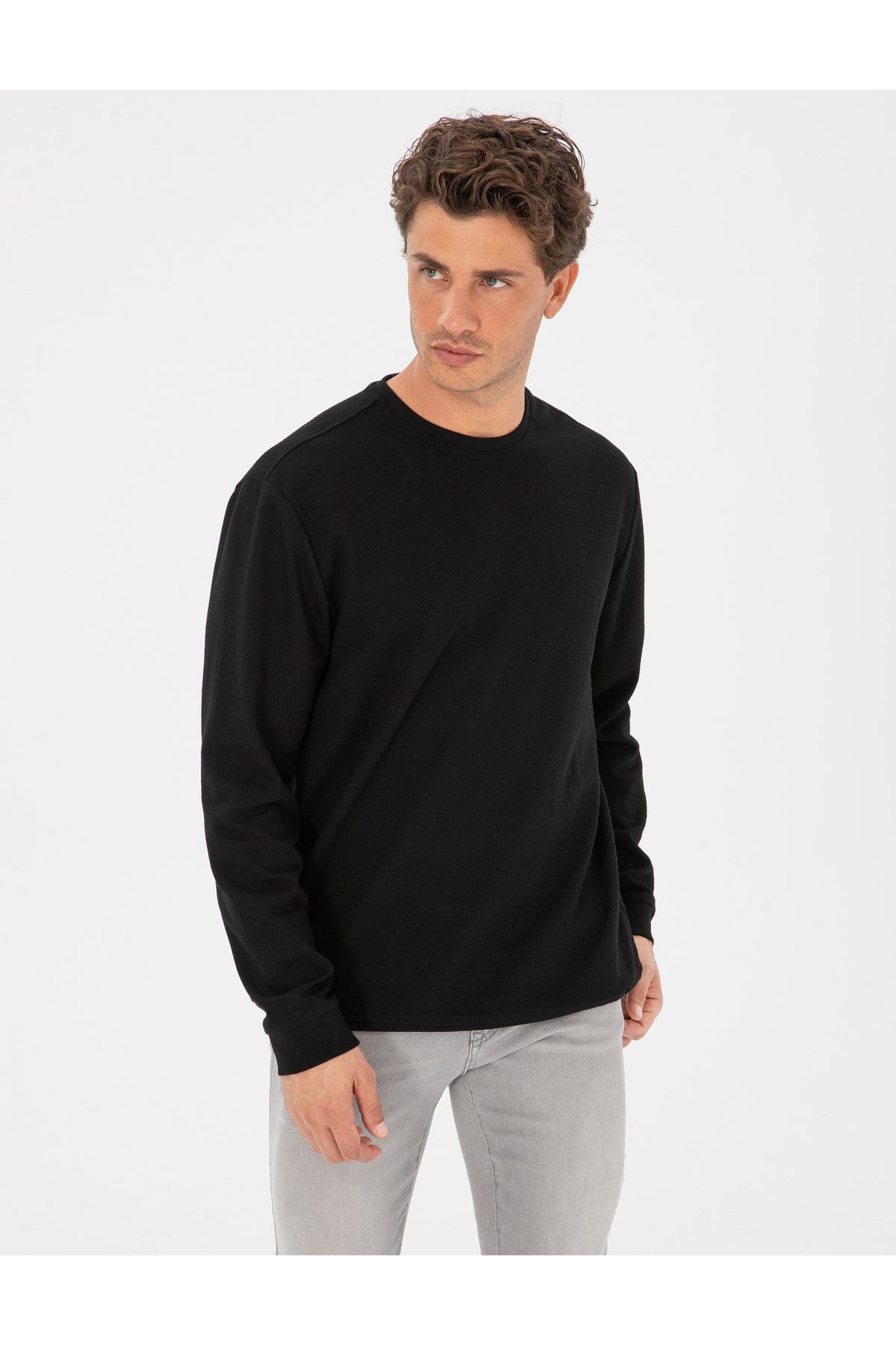 Ekru Regular Fit Sweatshirt 50313944-VR019
