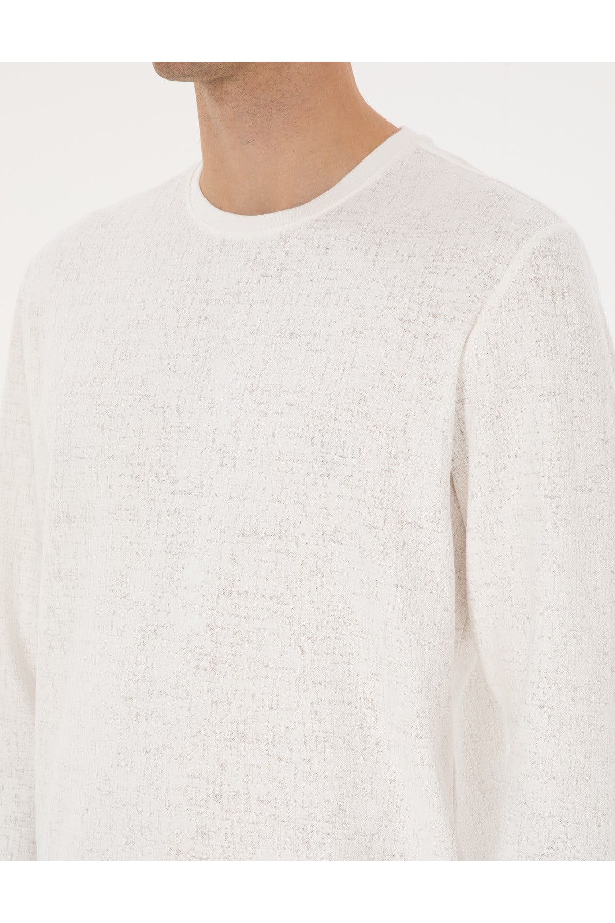 Ekru Regular Fit Sweatshirt 50313944-VR019