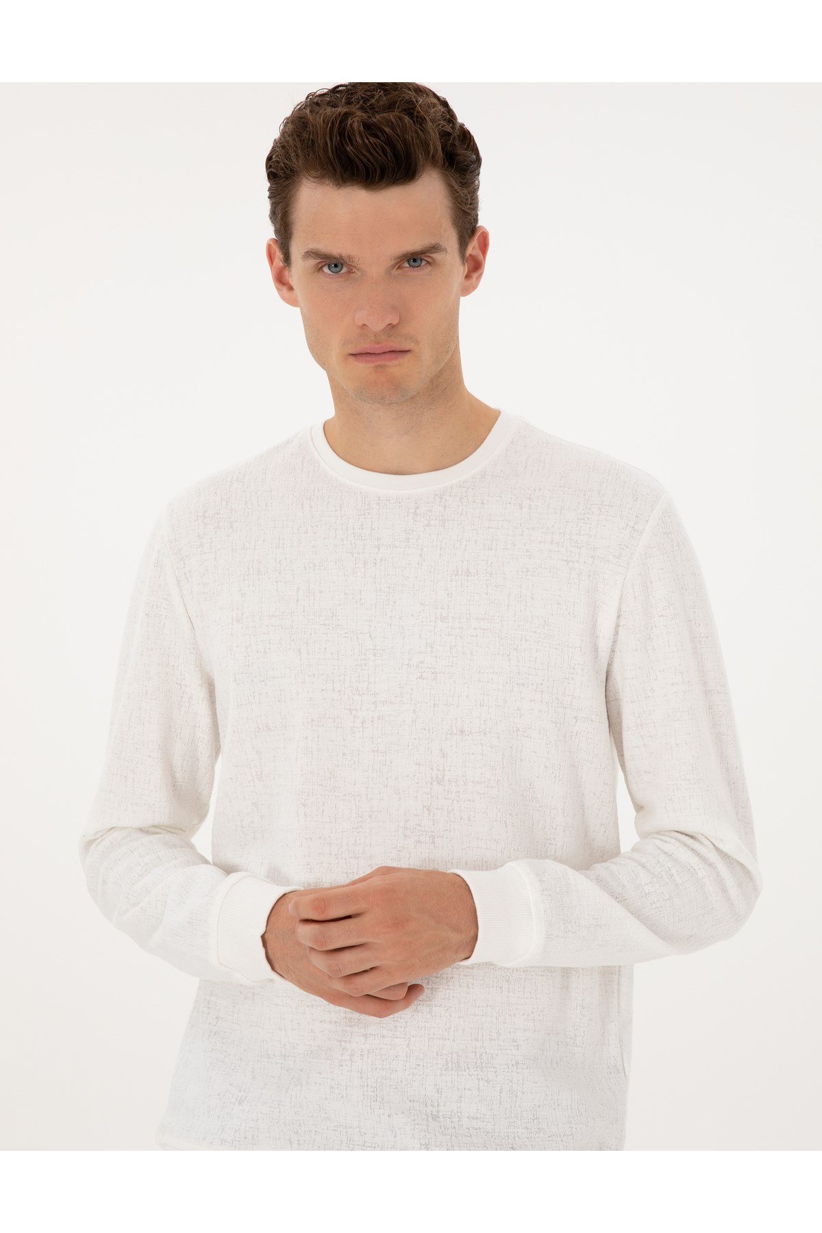 Ekru Regular Fit Sweatshirt 50313944-VR019