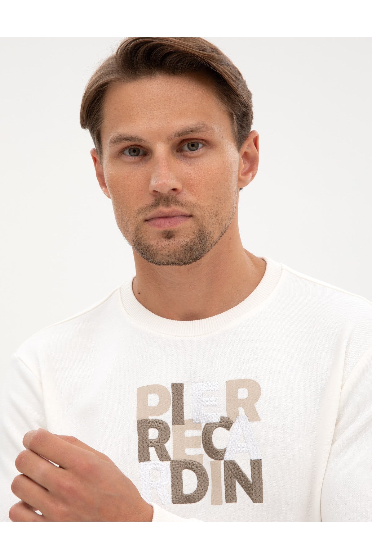 Ekru Regular Fit Sweatshirt 50316087-VR019
