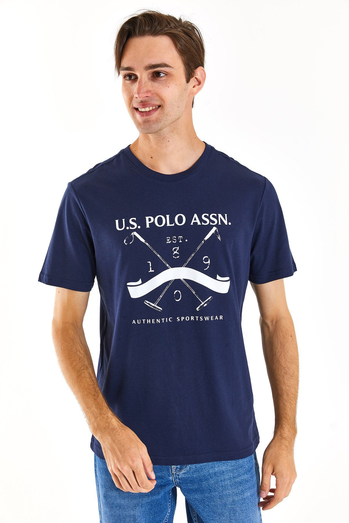 EMAS US Polo Assn Erkek T-shirt 1823896 Lacivert