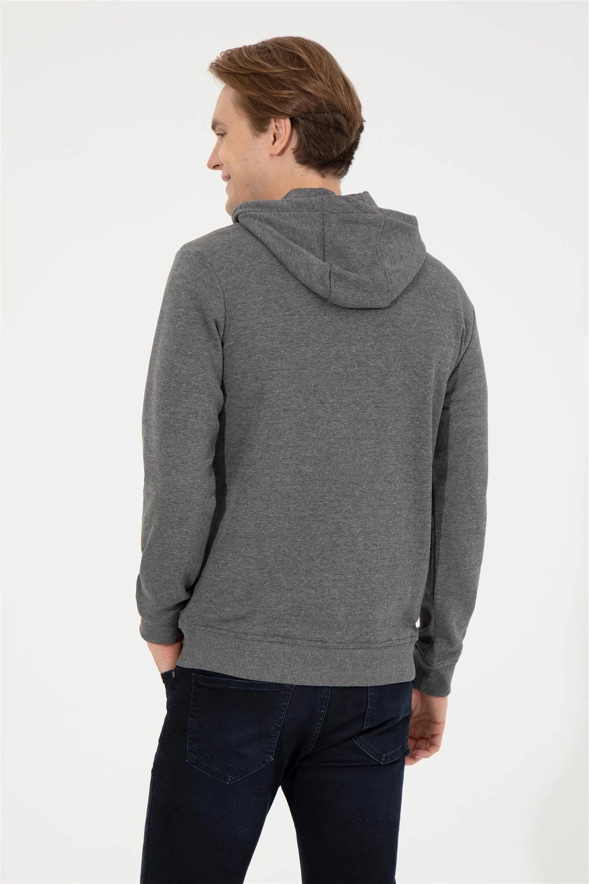 Erkek Antrasit Melanj Sweatshirt G081SZ082.000.1454293.VR046