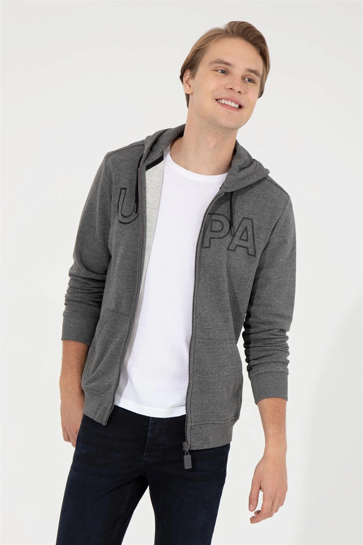 Erkek Antrasit Melanj Sweatshirt G081SZ082.000.1454293.VR046