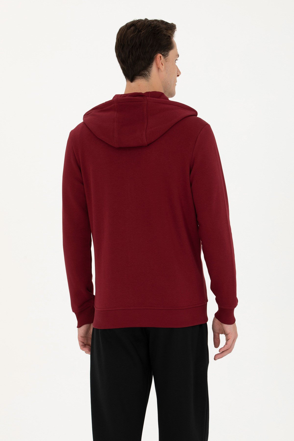 Erkek Bordo Örme Hırka 50269401-VR014