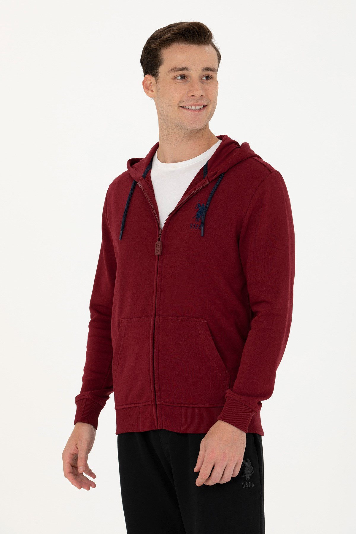 Erkek Bordo Örme Hırka 50269401-VR014