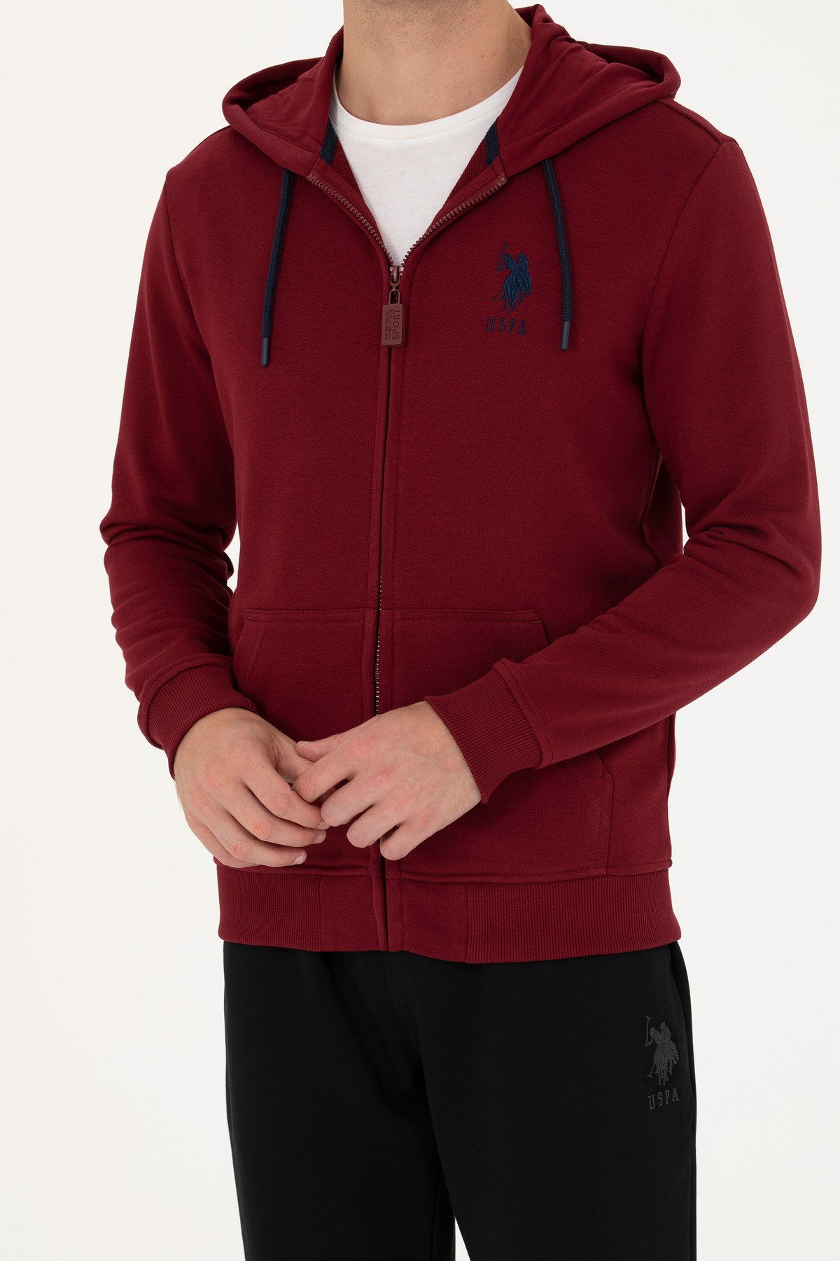 Erkek Bordo Örme Hırka 50269401-VR014