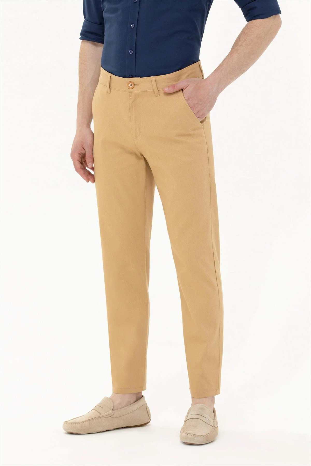 Erkek Camel Kanvas Pantolon G081GL078.000.1600081.VR015