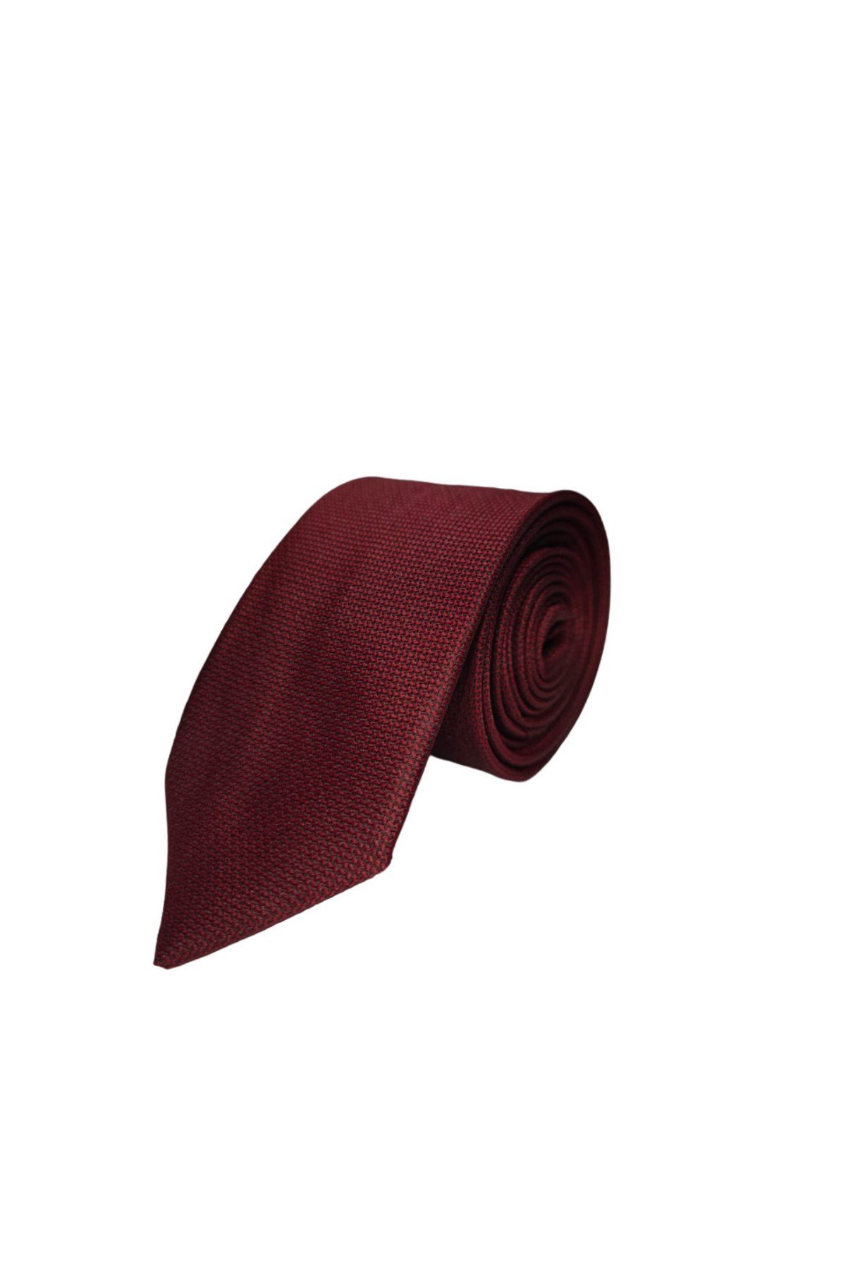 Erkek Desenli Bordo Kravat