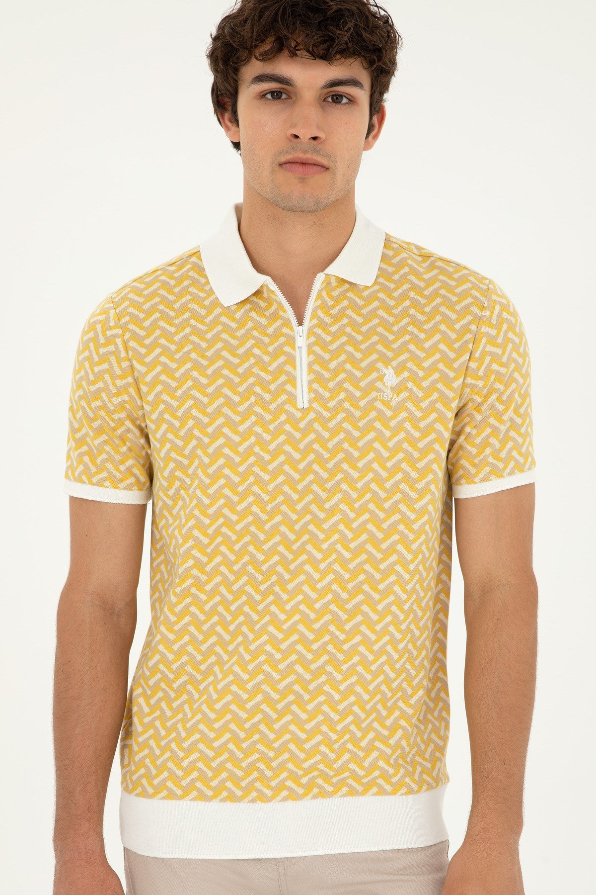 Erkek Ekru T-Shirt 1827905