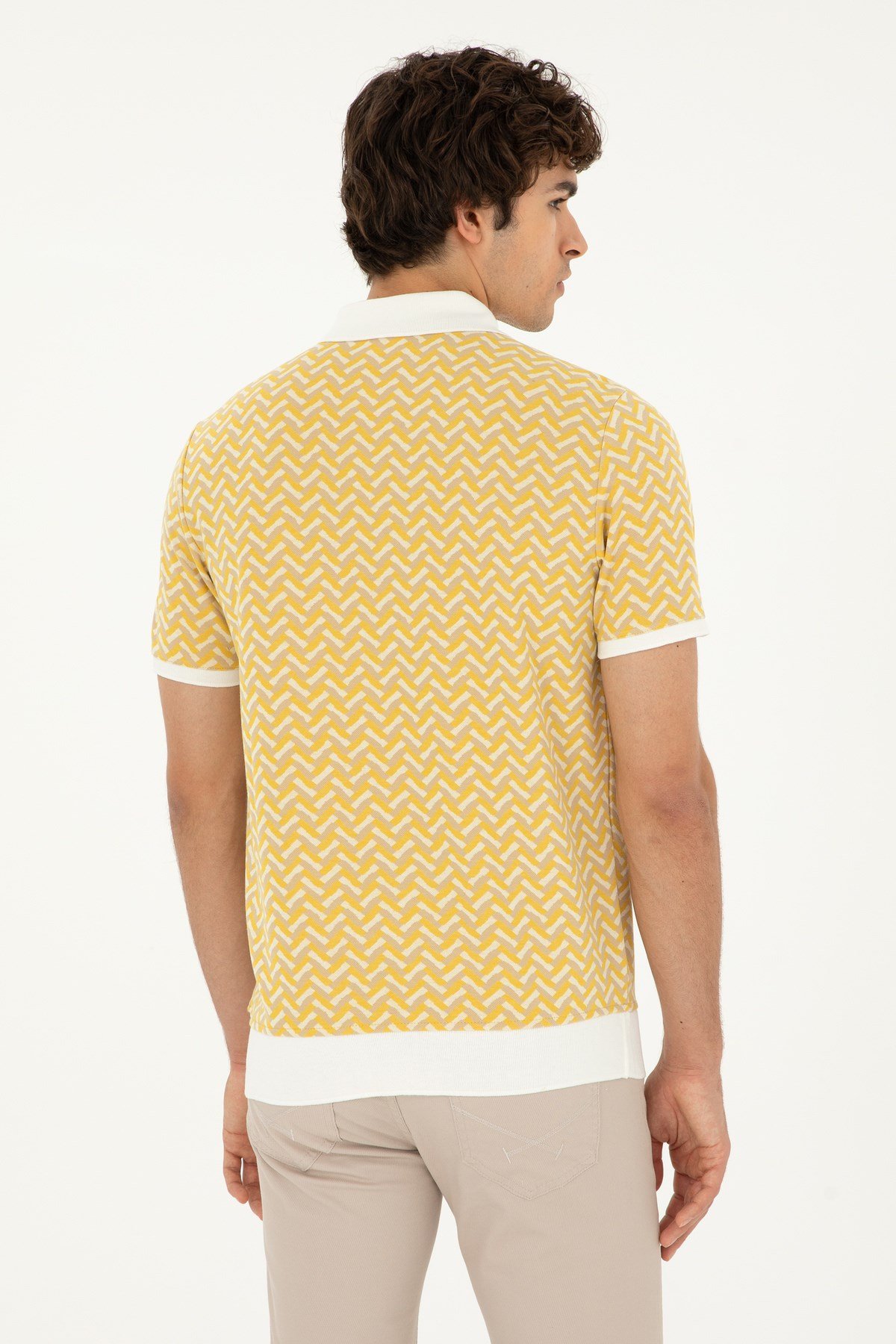 Erkek Ekru T-Shirt 1827905
