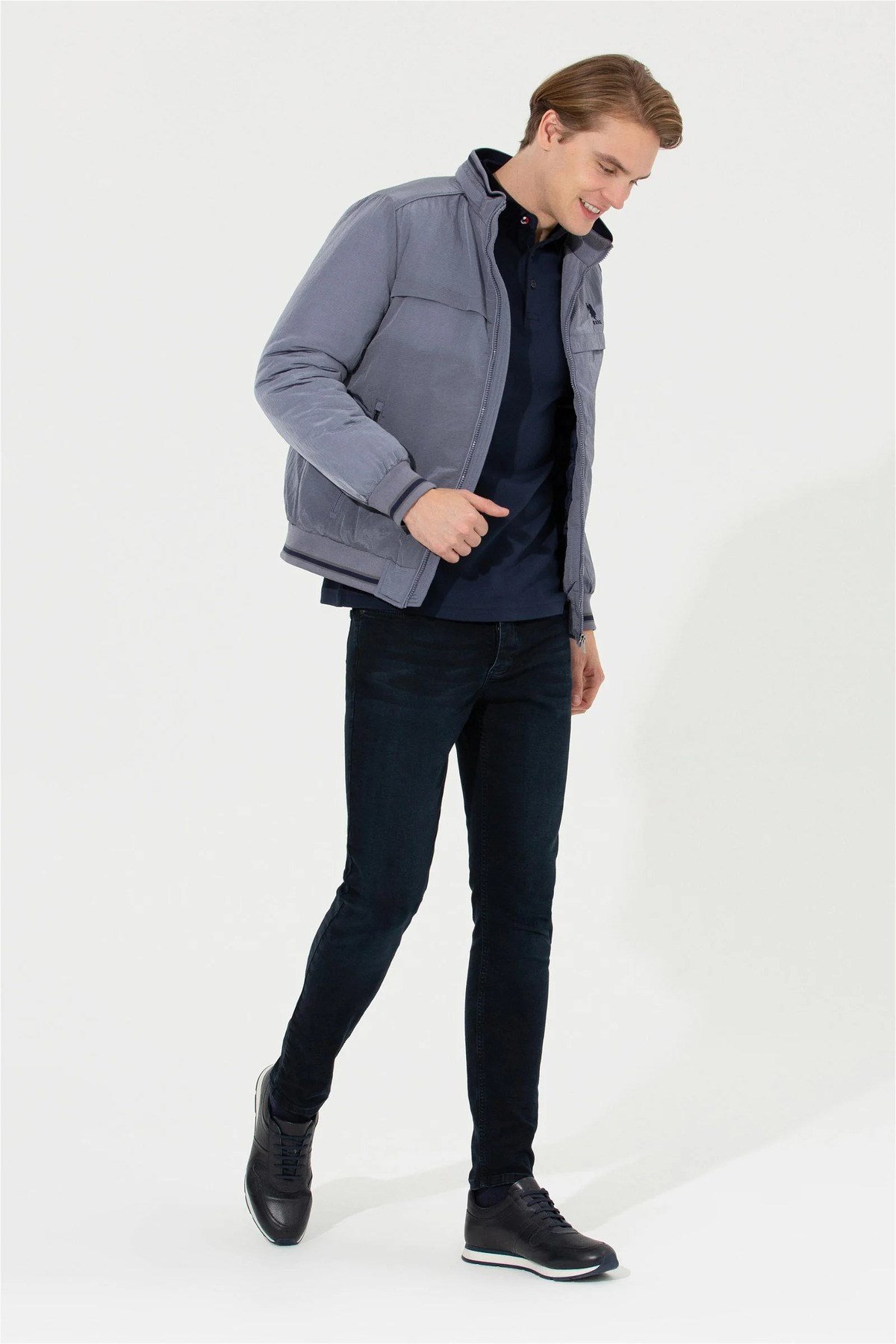 Erkek Gri Mont G081SZ0MS.000.1443174.VR024