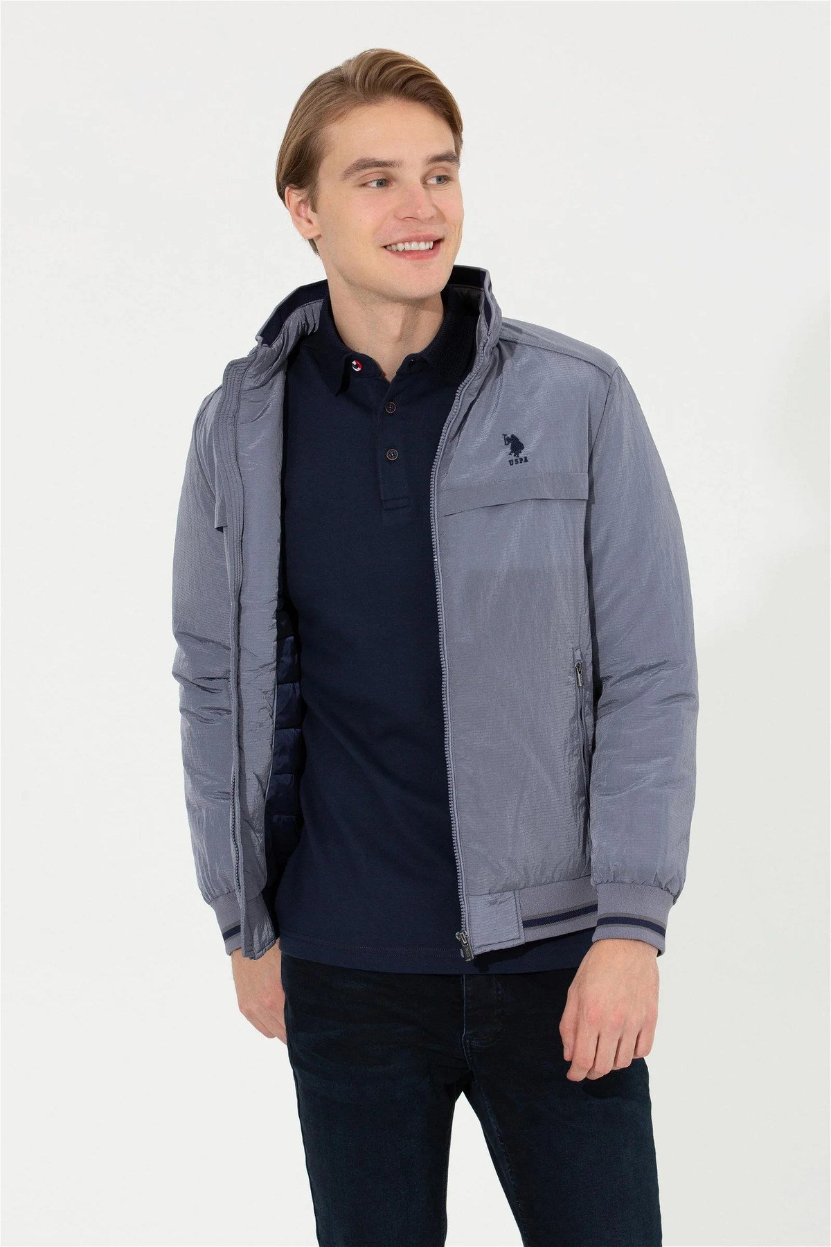 Erkek Gri Mont G081SZ0MS.000.1443174.VR024
