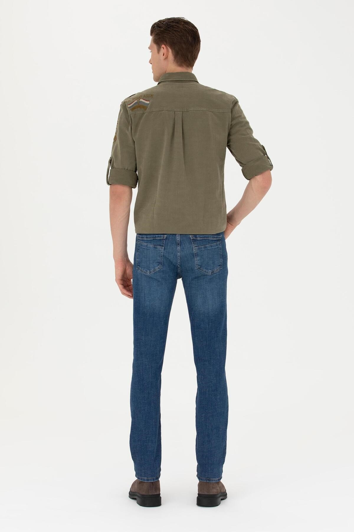 Erkek İndigo Jean Pantolon 1684865