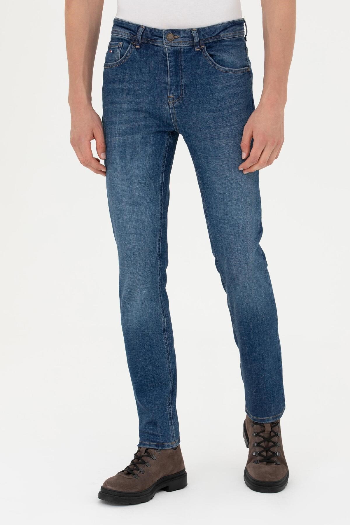 Erkek İndigo Jean Pantolon 1684865