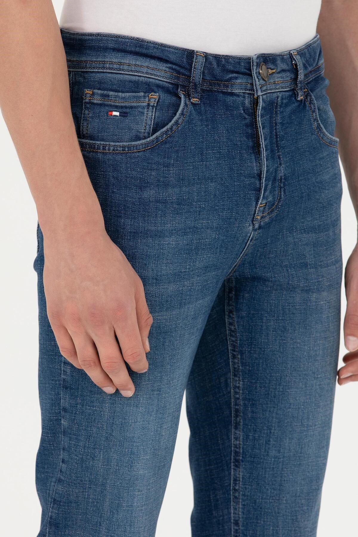 Erkek İndigo Jean Pantolon 1684865
