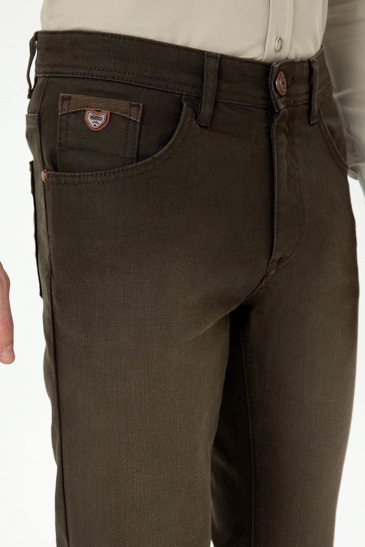 Erkek Kahverengi Jean Pantolon 50272562-VR029