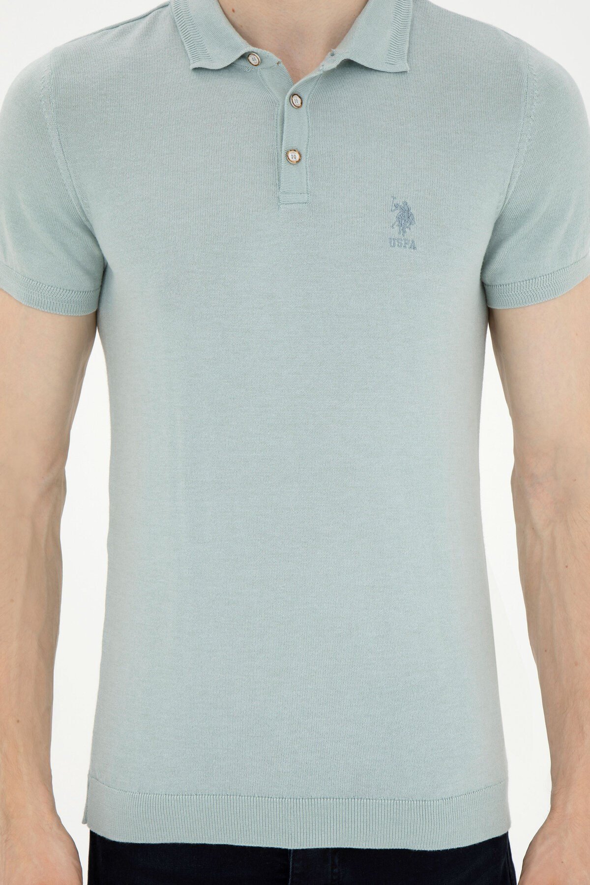 Erkek Kısa Kollu Triko T-Shirt 1818097