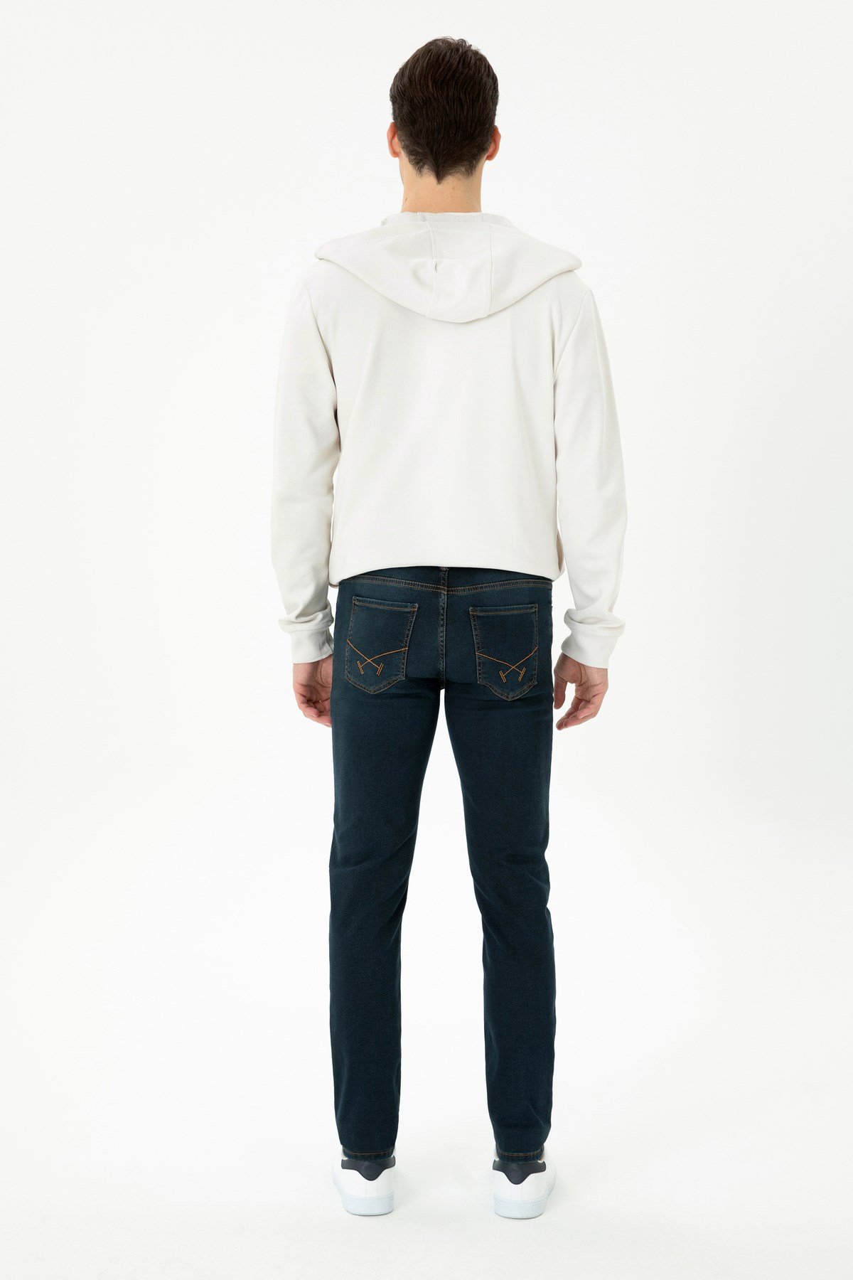 Erkek Koyu Mavi Jean Pantolon 50272581-DN0023