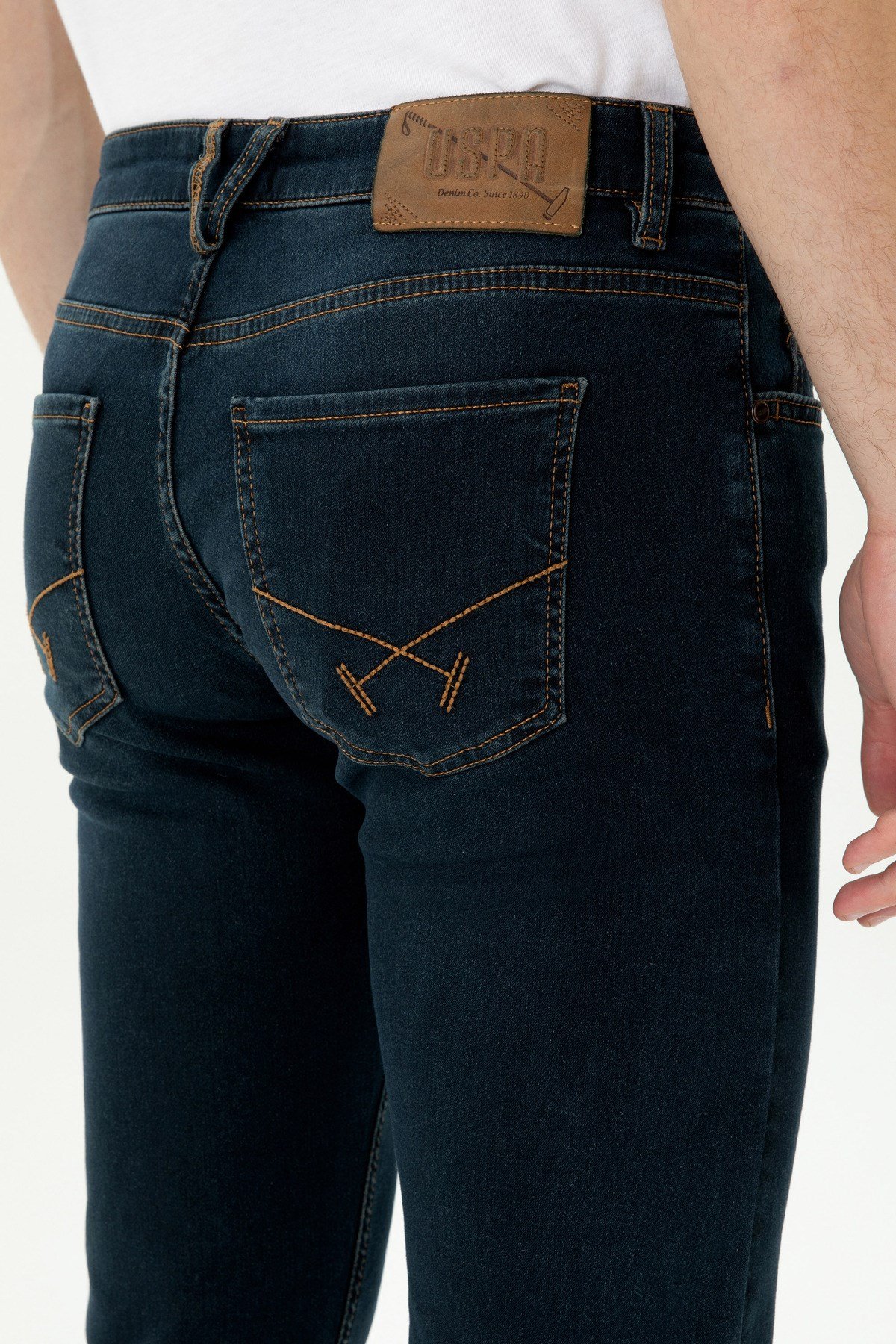 Erkek Koyu Mavi Jean Pantolon 50272581-DN0023