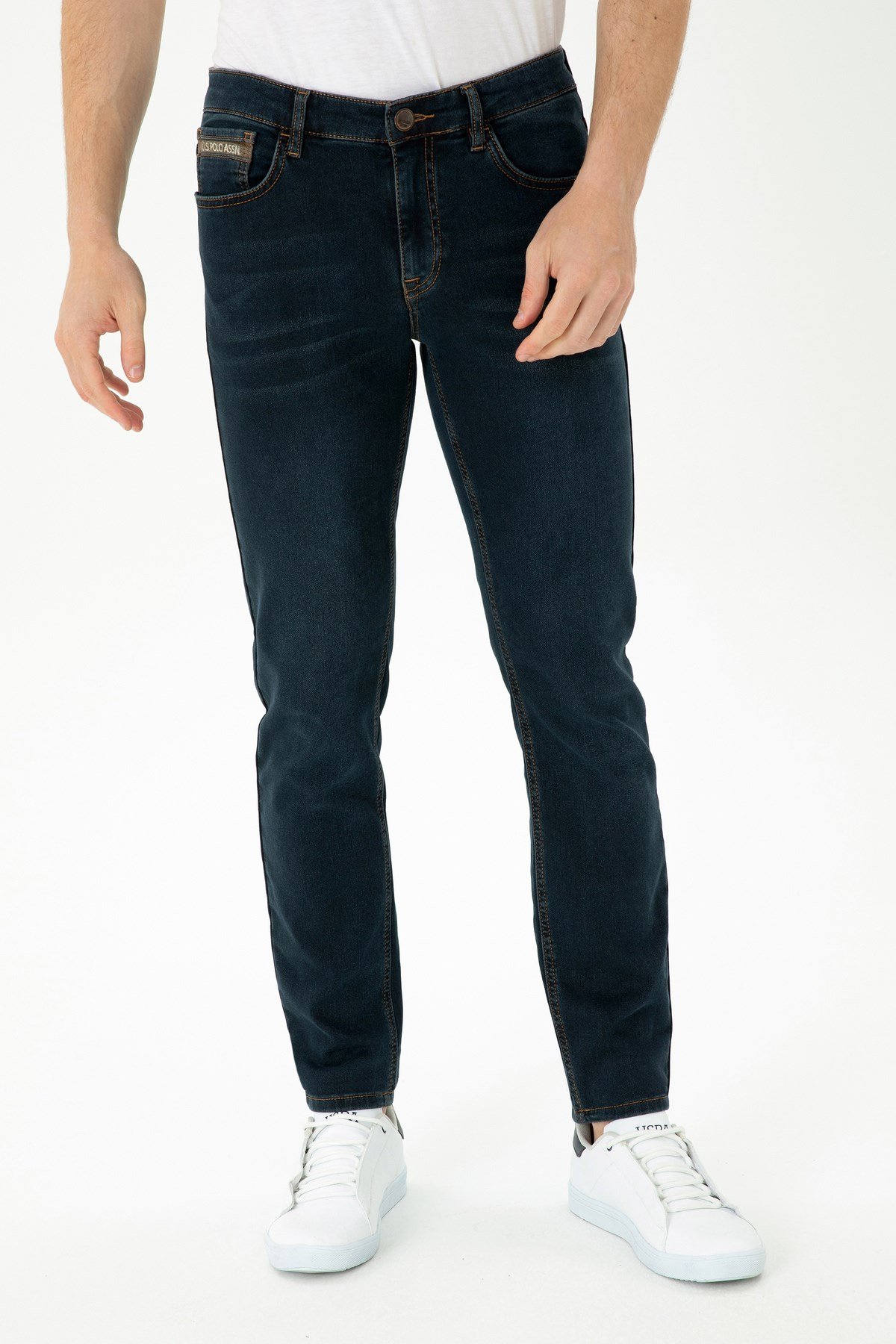 Erkek Koyu Mavi Jean Pantolon 50272581-DN0023