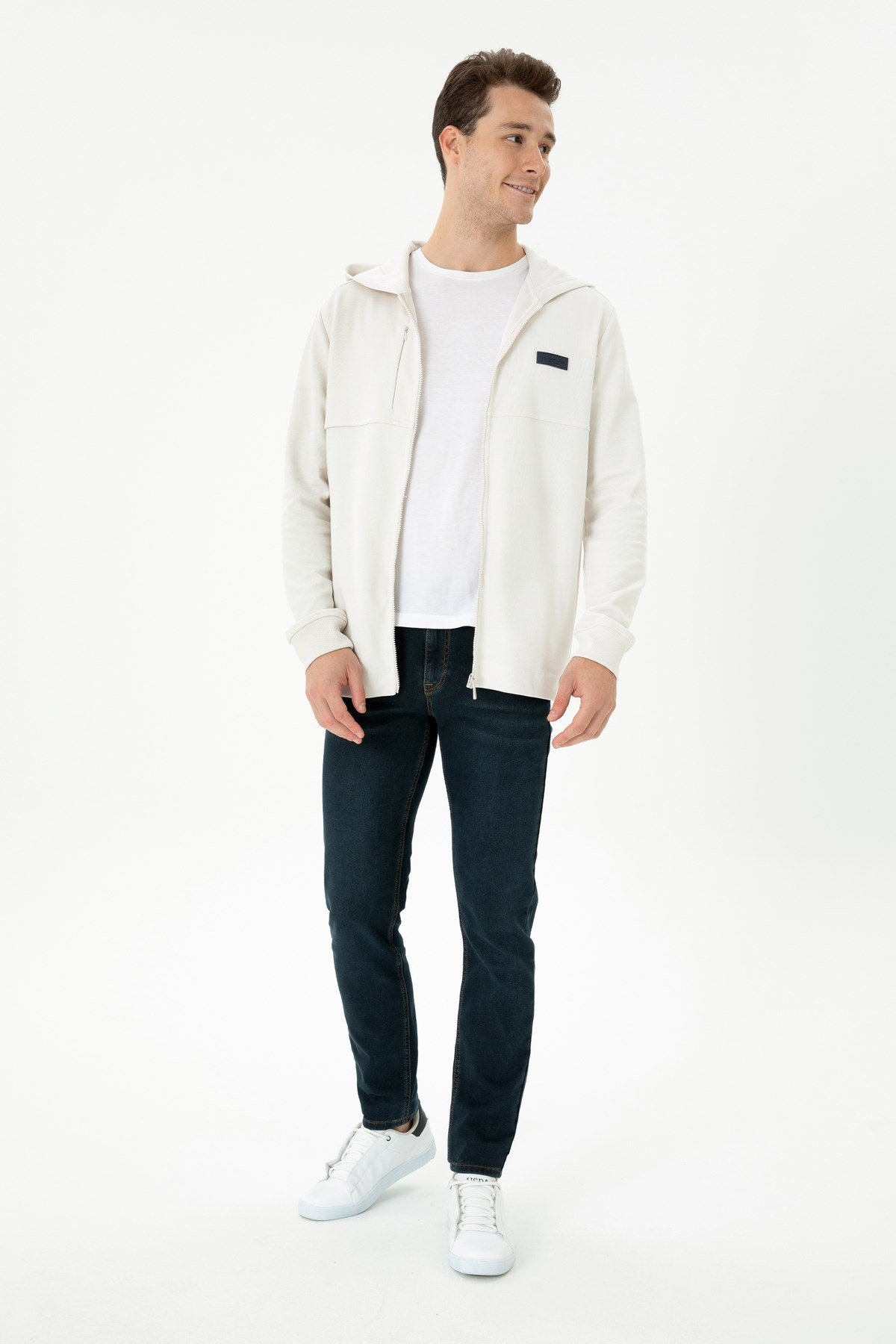 Erkek Koyu Mavi Jean Pantolon 50272581-DN0023