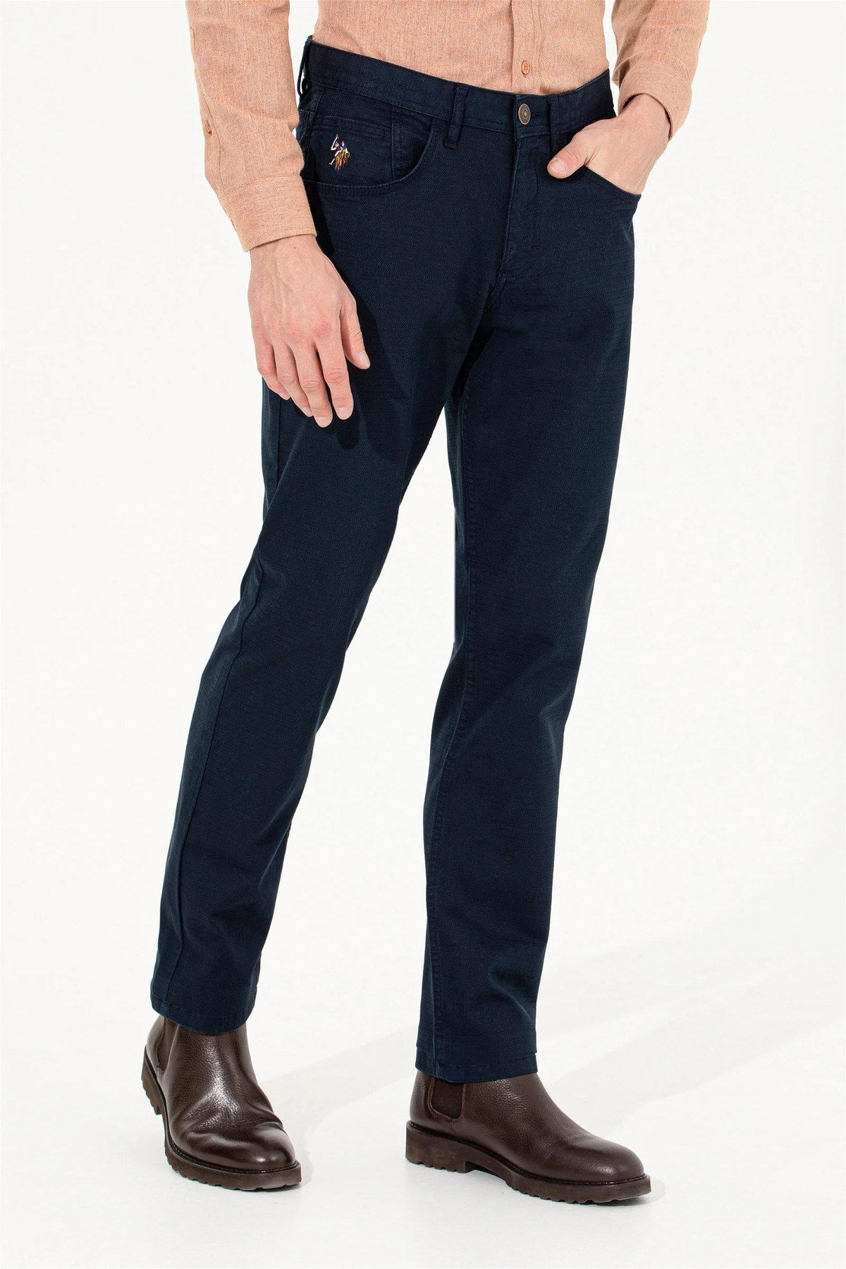 Erkek Lacivert Kanvas Pantolon 1456049
