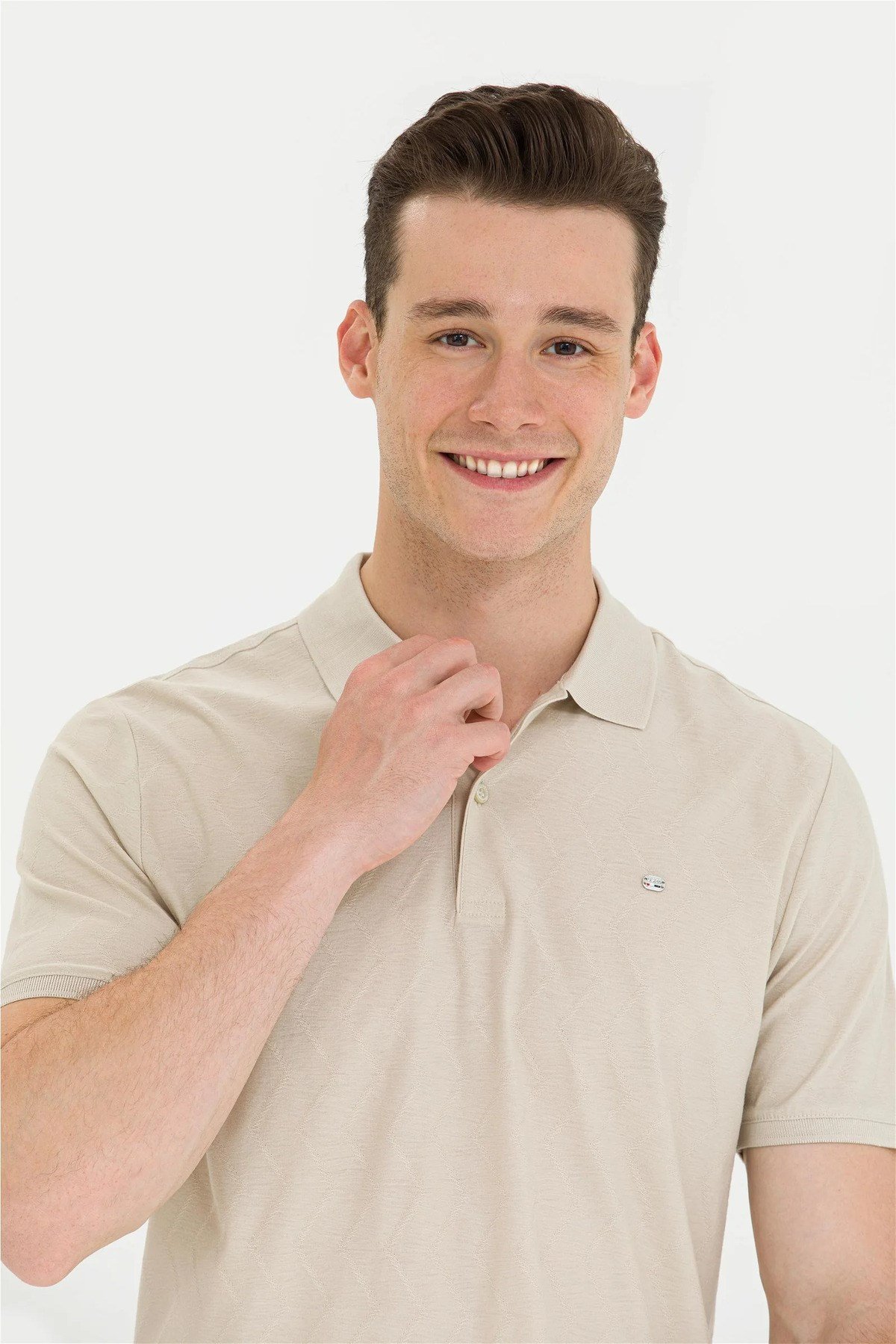 Erkek Lacivert Polo Yaka Tişört G081SZ011.000.1573401.VR033