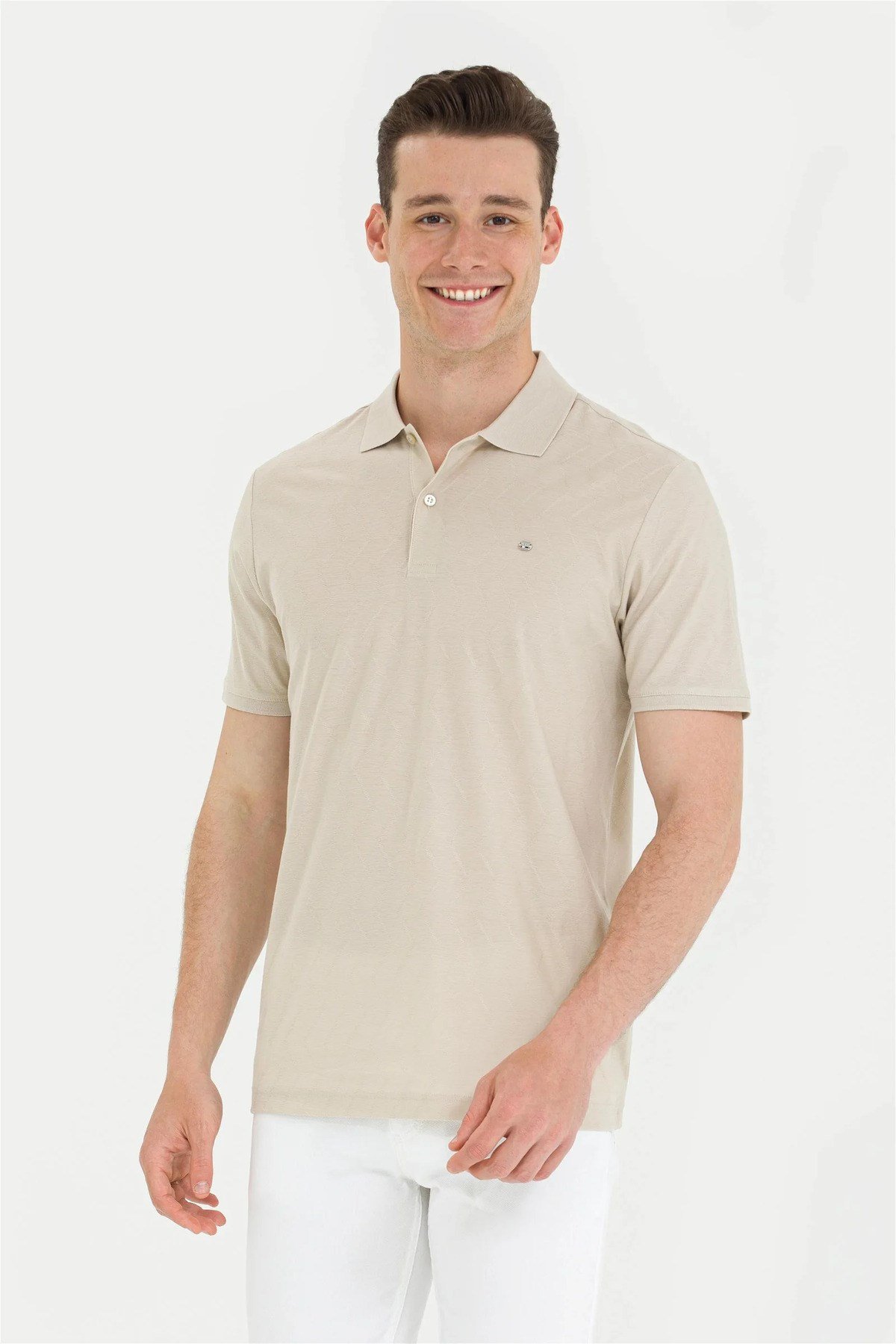 Erkek Lacivert Polo Yaka Tişört G081SZ011.000.1573401.VR033