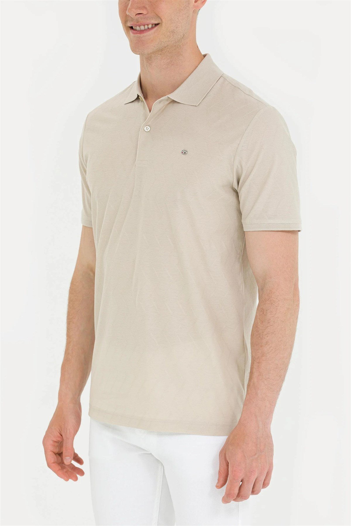 Erkek Lacivert Polo Yaka Tişört G081SZ011.000.1573401.VR033