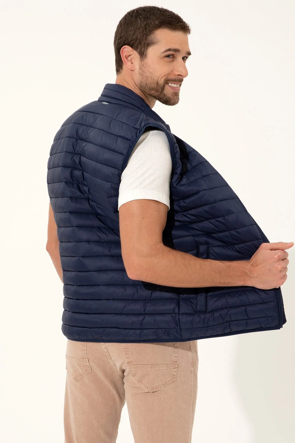Erkek Lacivert Yelek