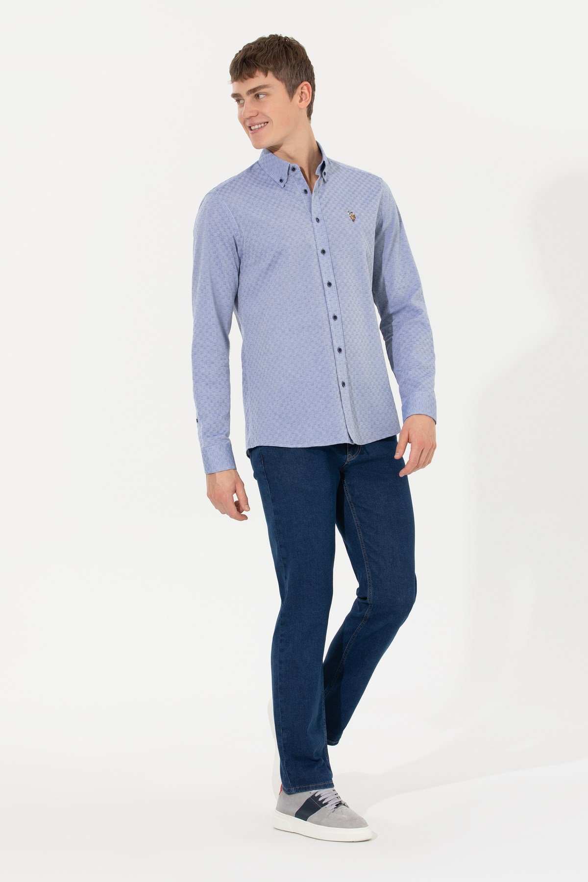 Erkek Mavi Jean Pantolon 50254675-DN0022