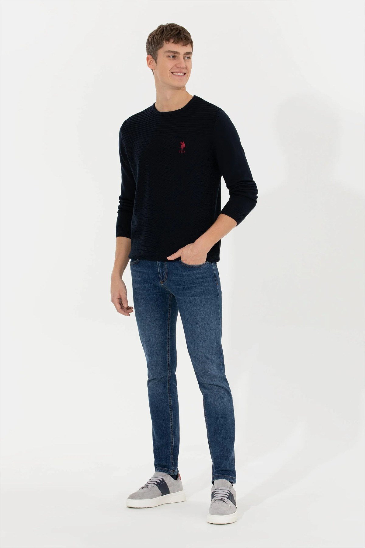Erkek Mavi Jean Pantolon G081SZ080.000.1452645.DN0022